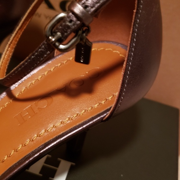 COACH 65MM HEEL SANDAL NIB SIZE 8.5 - Picture 5 of 8